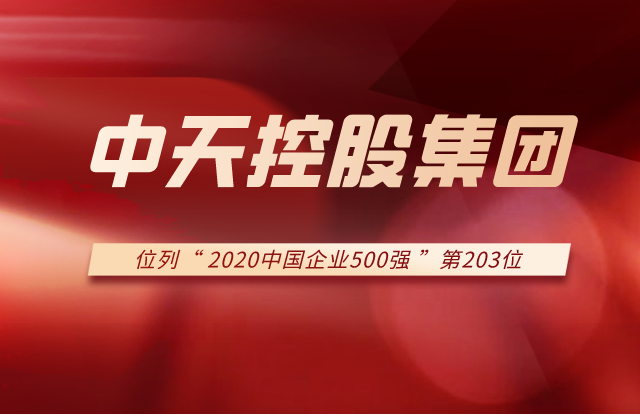 918博天堂集团列2020中国企业500强第203位！